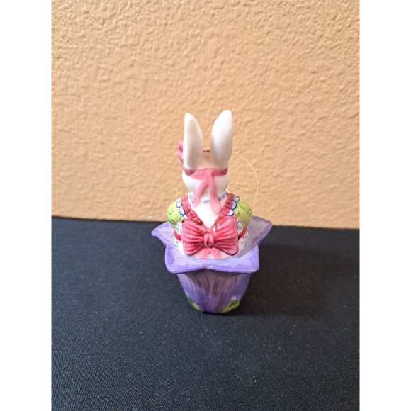 Villeroy & Boch Spring Bunny Ornament Hand-PaintedEaster NEW - Picture 3 of 8